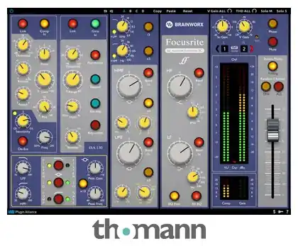 Horká Nabídka Brainworx bx_console Focusrite SC