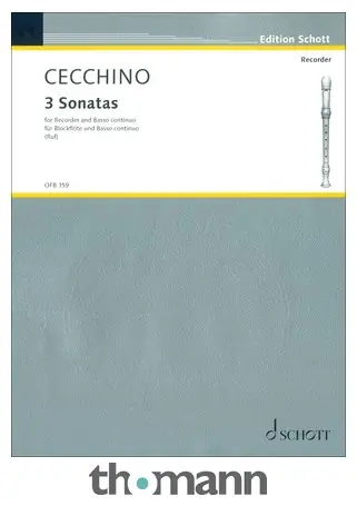 Výprodej Schott Cecchino 3 Sonaten