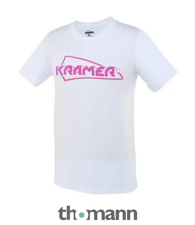 Kramer Guitars Tiger Stripe Tee White S Hit Sezóny