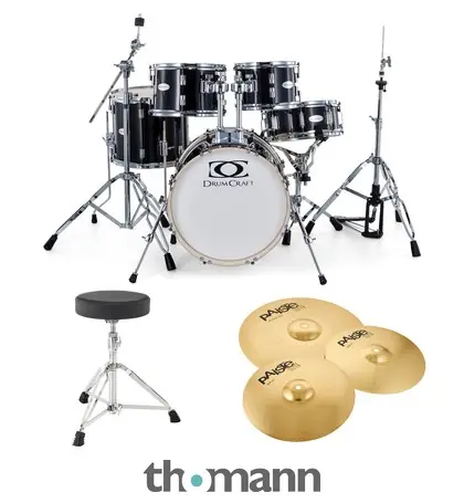DrumCraft Series 3 Junior BK Paiste Set Nejlepší Volba