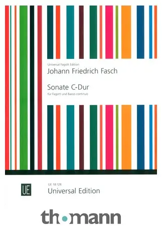 Universal Edition Fasch Sonate Fagott Odeslání Ihned