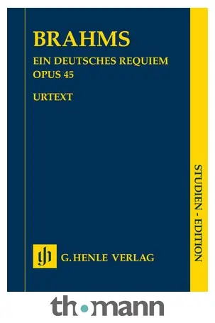 Aktuální Henle Verlag Brahms Deutsches Requiem op.45