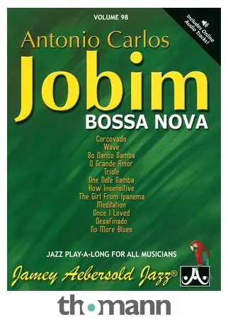 Tovární Cena Jamey Aebersold Antonio Carlos Jobim
