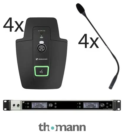 Oblíbený Sennheiser EW-DX 4CH Conference Set Q1-9