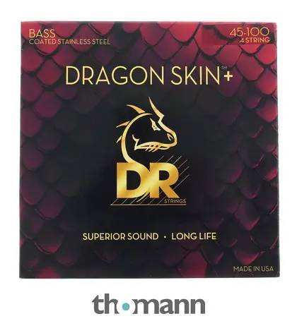 Speciální Cena DR Strings Dragon Skin+ DBS-45/100 Coated