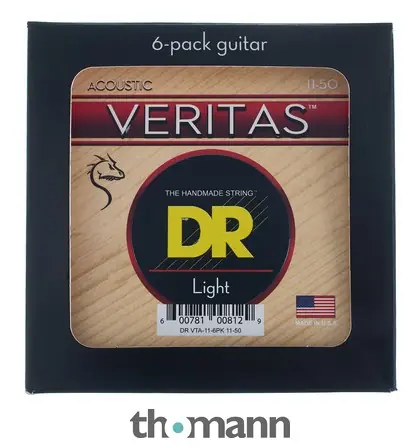 DR Strings Veritas Acoustic VTA-11 6-Pack Novinka