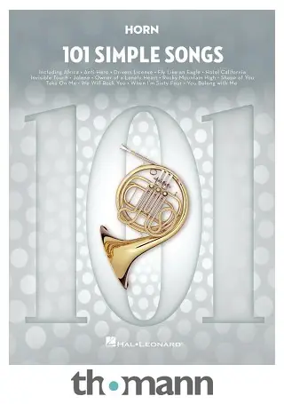 Akce Hal Leonard 101 Simple Songs Horn
