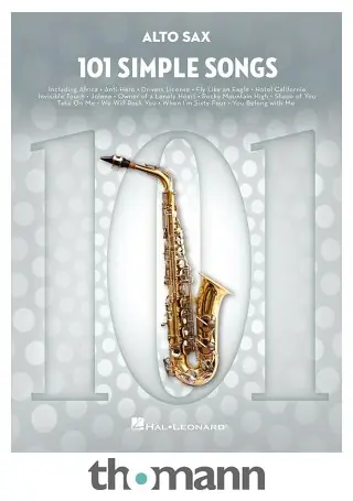 Hal Leonard 101 Simple Songs Alto Sax Výprodej