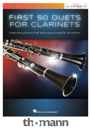 Nejprodávanější Hal Leonard First 50 Duets Clarinet