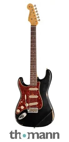 Fender 63 Strat Black Relic LH Expresní Doručení
