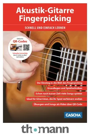 Cascha Akustik-Gitarre Fingerpicking Omezená Nabídka
