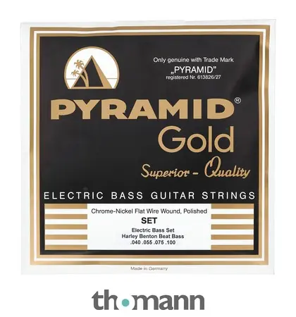 Vysoce Kvalitní Pyramid Gold Flatwound Set BeatBass
