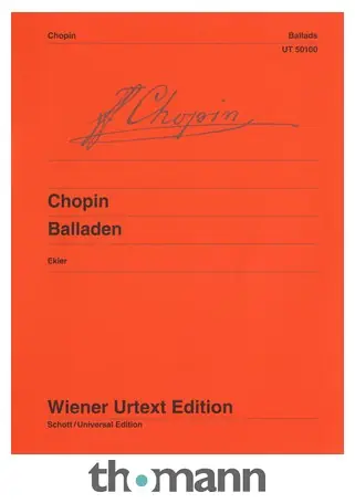Novinka Wiener Urtext Edition Chopin Balladen