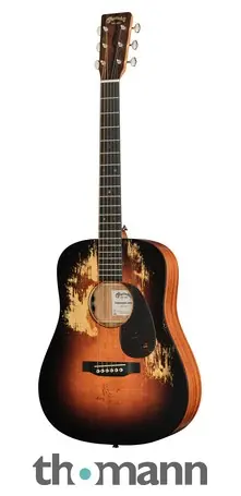 Autentický Martin Guitar D Jr E Street Legend Burst