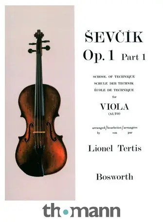 Rychlé Dodání Bosworth Ševcík Viola Studies op.1 /1