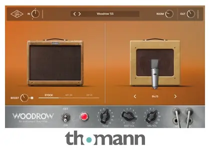 Aktuální Universal Audio UAD Woodrow ‘55 Instrument Amp