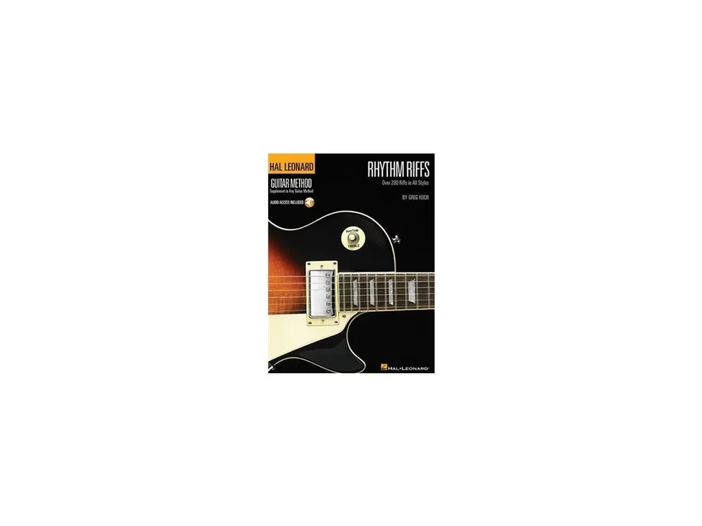 Hal Leonard - Guitar Method - Rhythm Riffs + Audio Online Rychlé Dodání