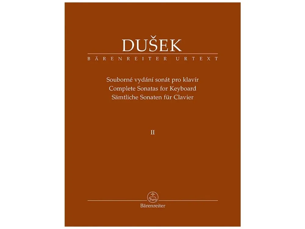 Souborné vydání sonát pro klavír II - Dušek František Xaver Originální