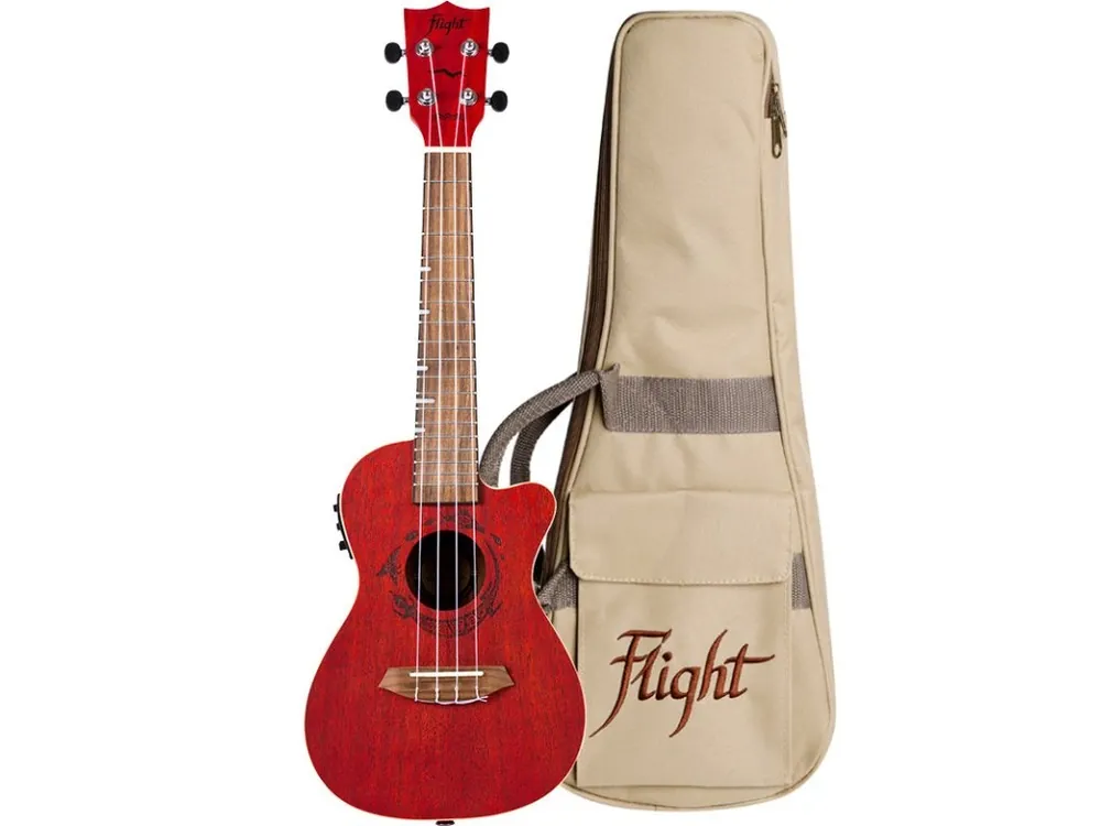 Ukulele koncertní FLIGHT DUC380 CEQ CORAL Ihned K Objednání