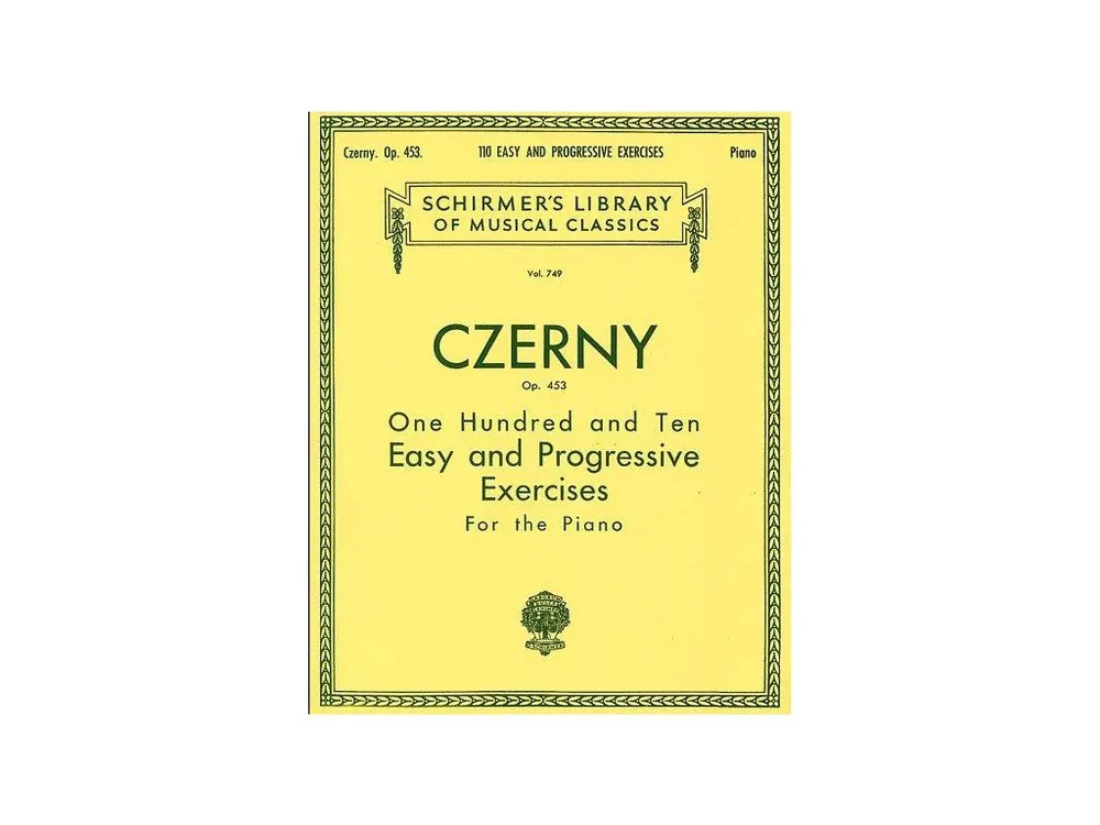 Noty na klavír - 110 Easy and Progressive Exercises, Op. 453 Vysoce Kvalitní