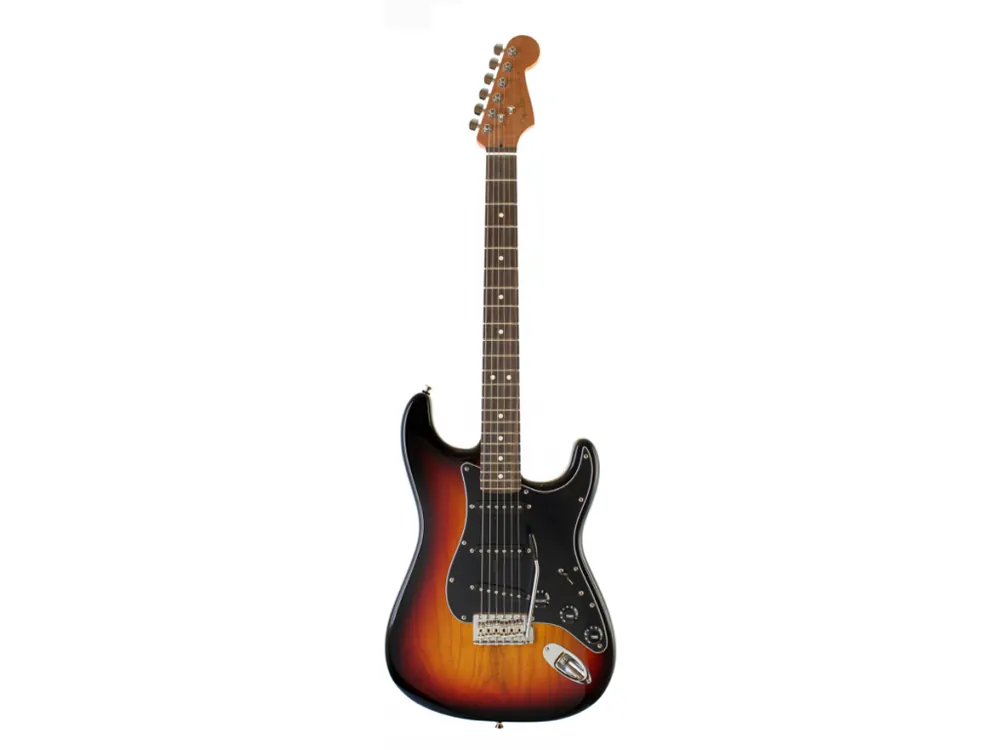 Jen Po Omezenou Doba Elektrická kytara FENDER American Ash Strat RW 3-Tone SB