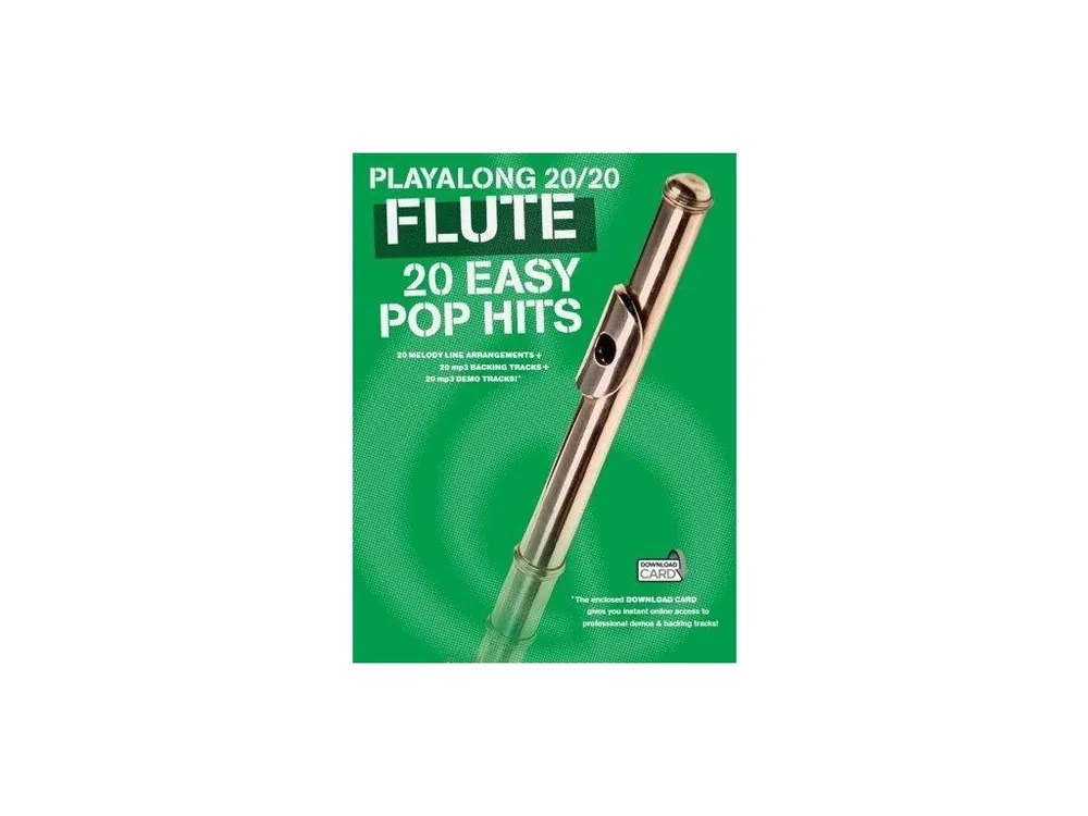 Výprodej Noty na příčnou flétnu - Playalong 20/20 flute - 20 pop hits