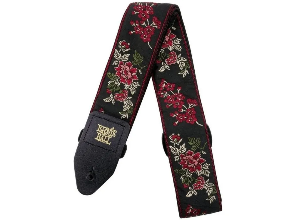 Kytarový popruh Ernie Ball 4142 Polypro Jacquard Strap - Red Kup Teď