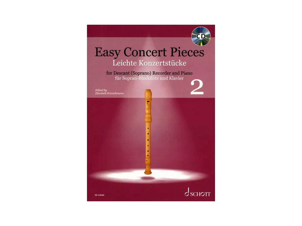 Škola hry pro zobcovou flétnu - Easy Concert Pieces 2 Ověřený