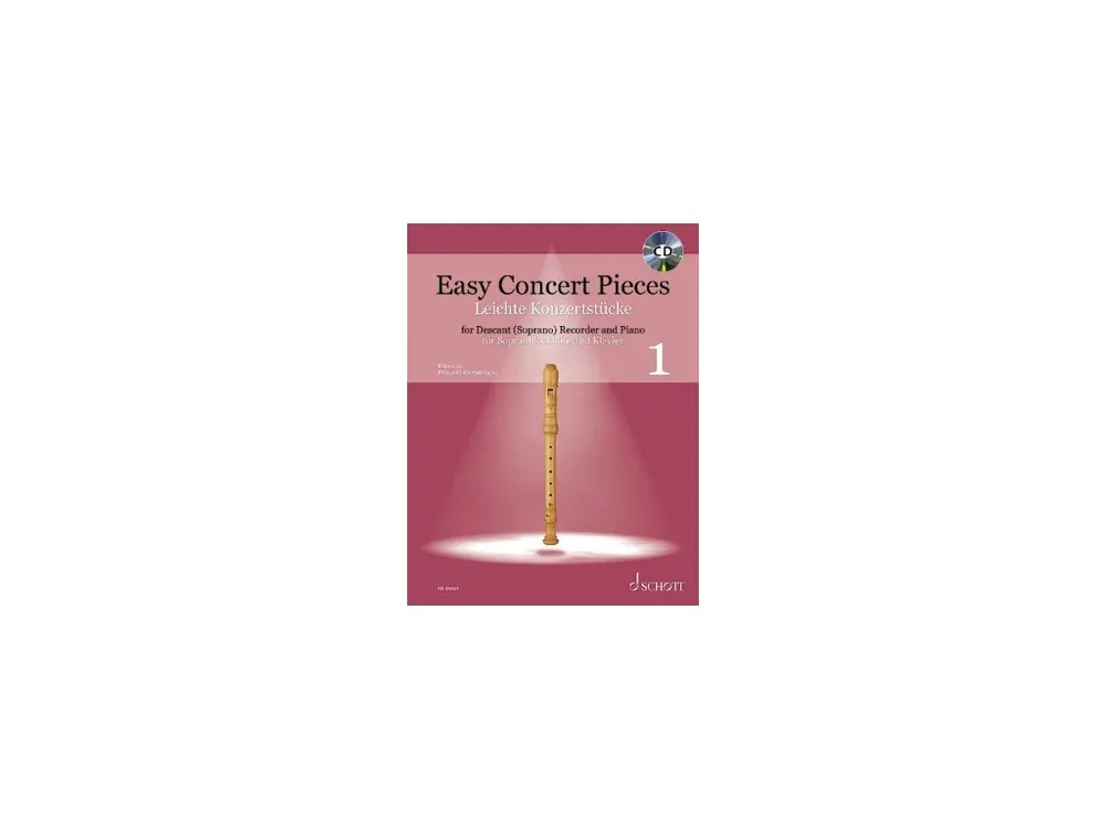 Škola hry pro zobcovou flétnu - Easy Concert Pieces 1 Jen Po Omezenou Doba