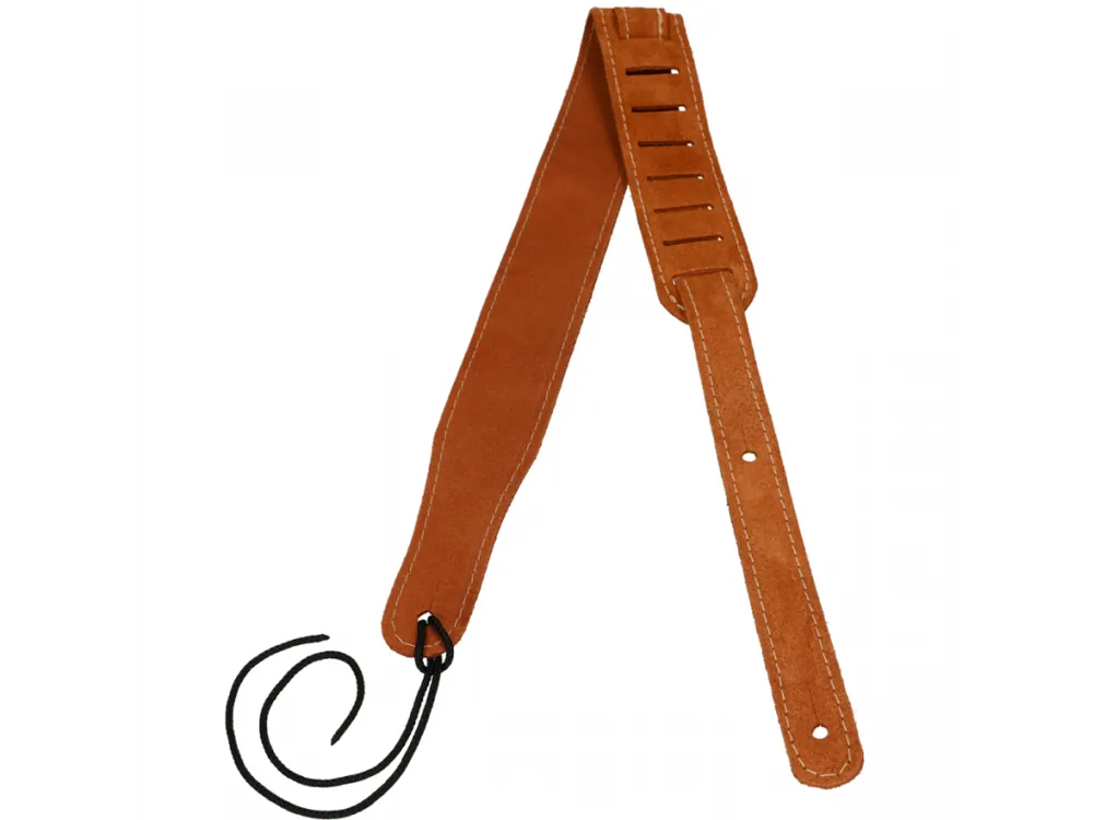 Popruh na ukulele FLIGHT S43 Camel Suede Autentický