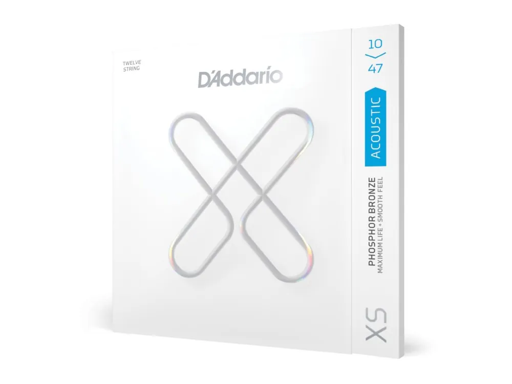 Struny pro dvanáctistrunnou kytaru - D‘ADDARIO XSAPB1047-12 Must-Have