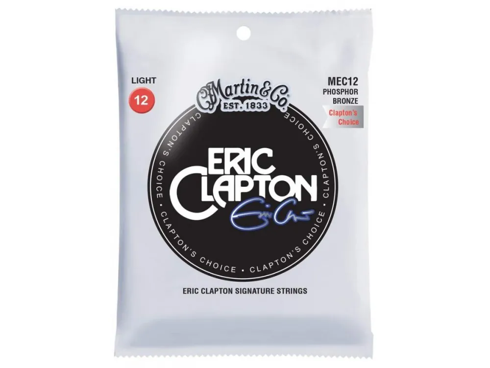 Struny na akustickou kytaru MARTIN MEC12 - Clapton´s Choice Originální