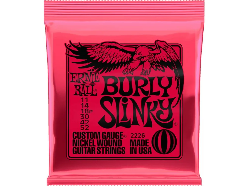 Struny pro el. kytaru Ernie Ball 2226 Burly Slinky 11-52 Horká Nabídka