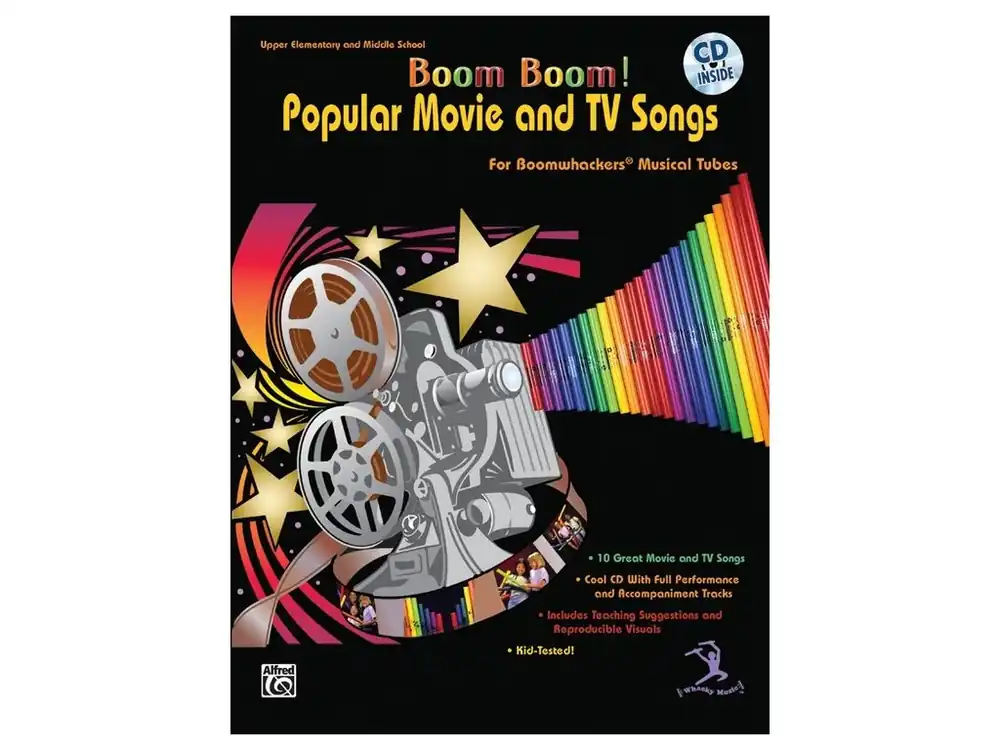 Rychlé Dodání noty pro boomwhackers - boom boom popular movie and tv songs
