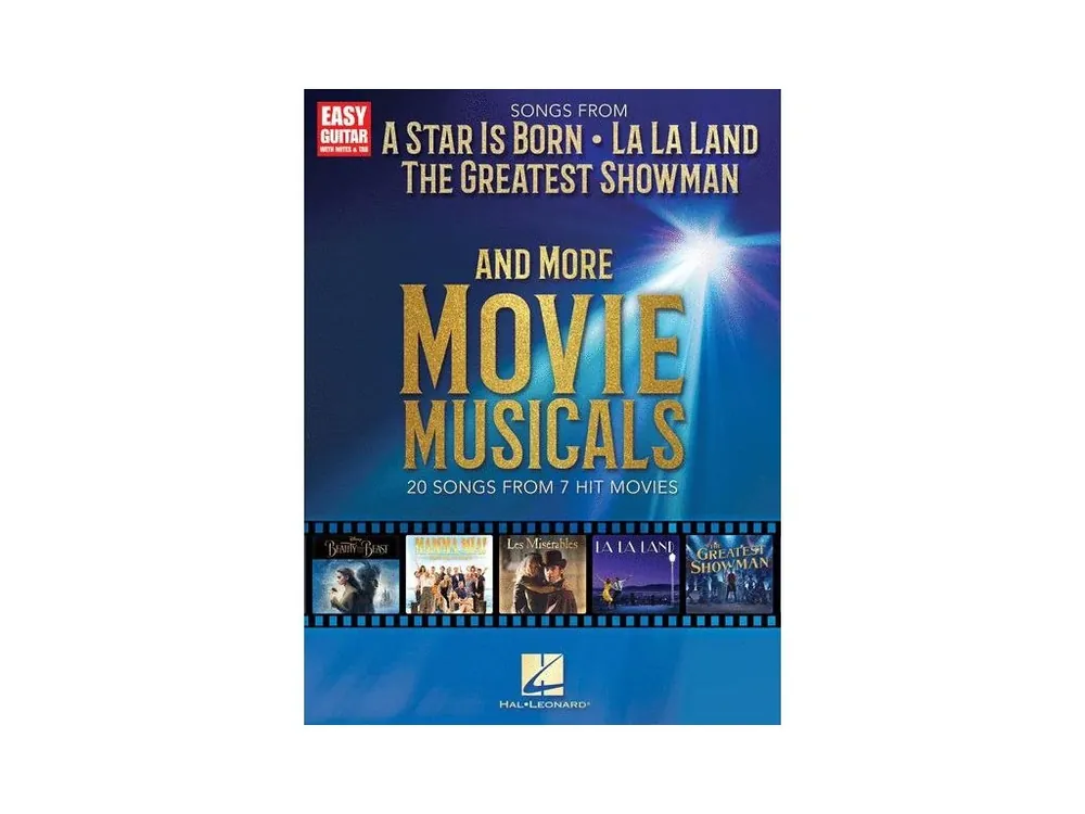 Originální Songs from A Star Is Born, The Greatest Showman, La La Land and More Movie Musicals (noty, tabulatury na snadnou kytaru)