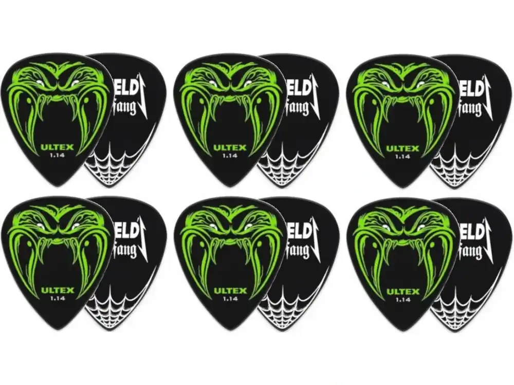 Nová Kolekce Dunlop PH 112R 1.14 James Hetfield Black Fang Ultex 1.14 mm 6 Pack