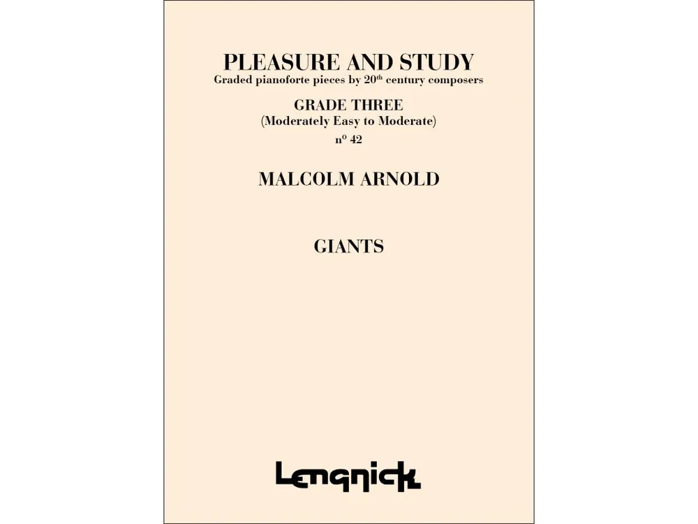 Víkendová Akce Noty pro piano Giants Grade 3