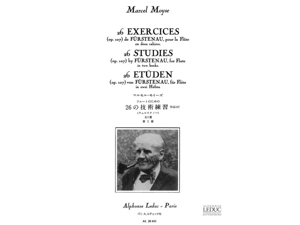 Nejlepší Volba Noty pro flétny 26 Exercices de Fürstenau Op.107, Vol.2