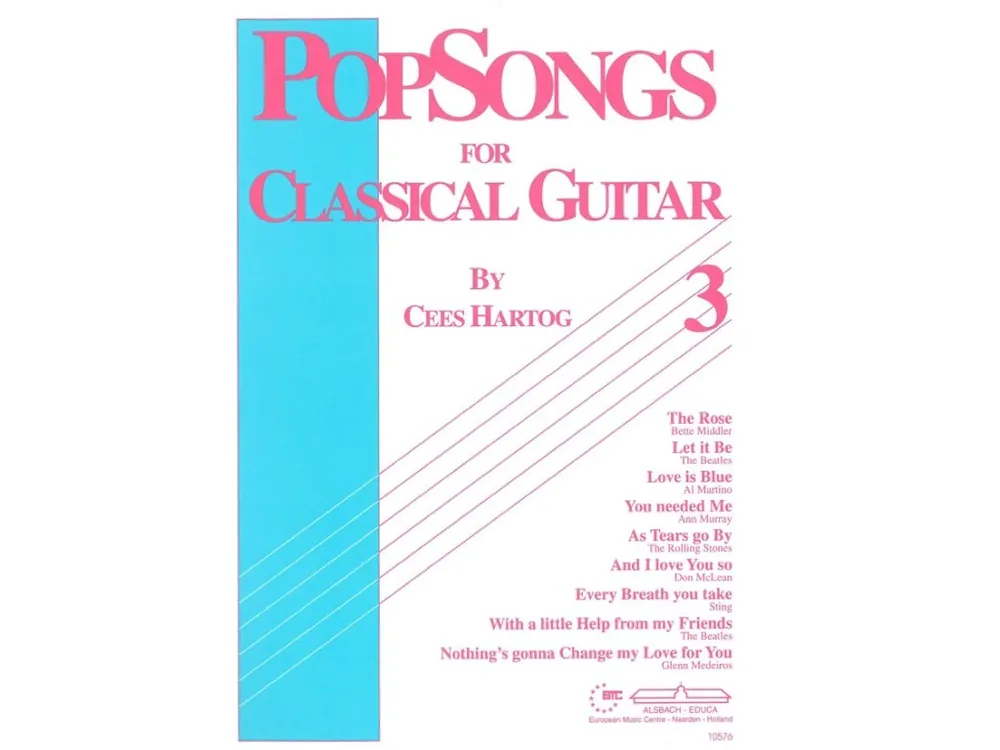 Sleva Noty pro kytaru Popsongs For Classical Guitar 3