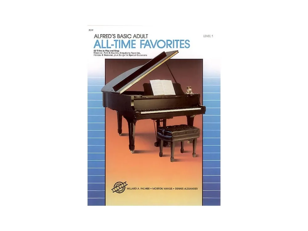 Dokud Zásoby Vydrží Noty pro piano Alfred‘s Basic Adult All Time Favorites 1