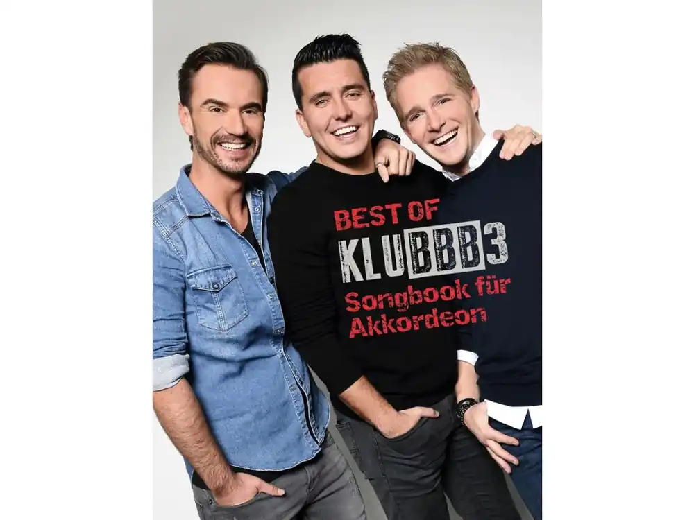 Noty akordeon The Best of Klubbb3 - Songbook für Akkordeon Oblíbený