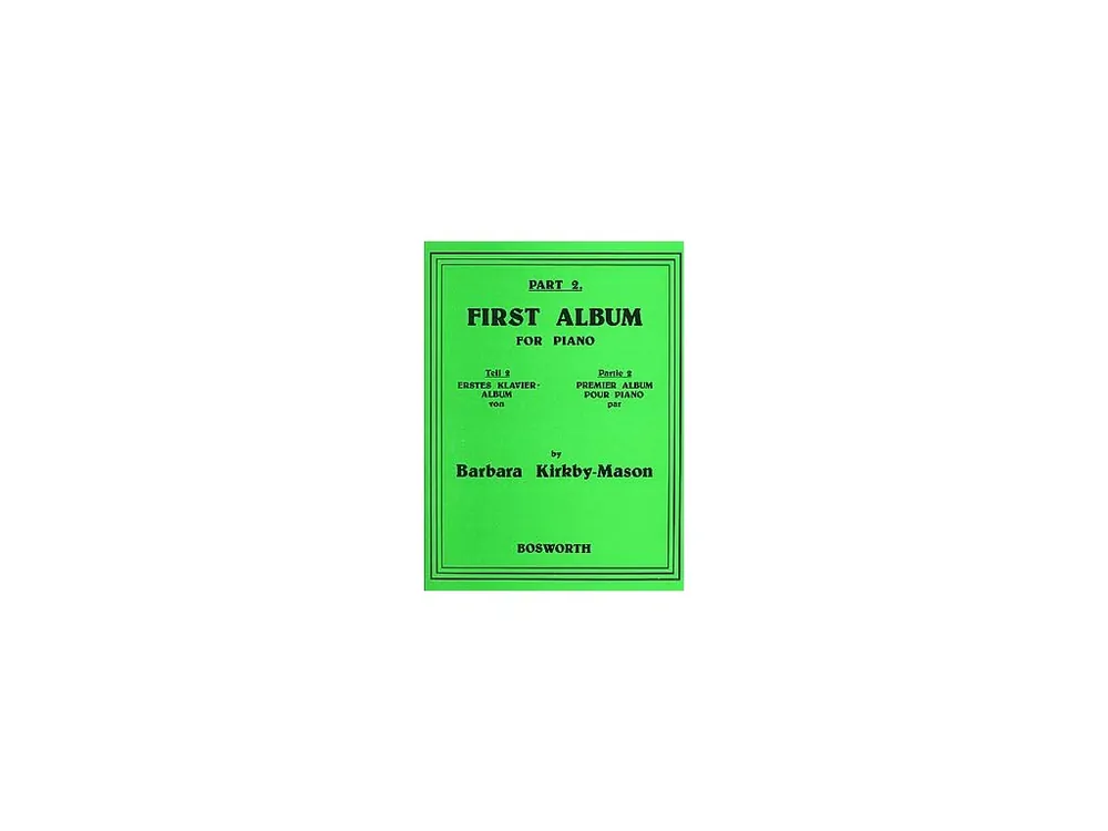 Noty pro piano First Album For Piano 2 Tovární Cena