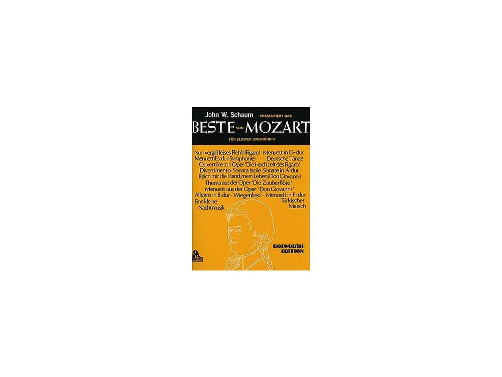 Nejlepší Volba Noty pro piano Das Beste Von Mozart