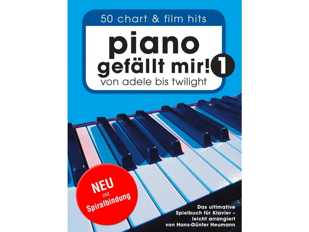 Noty pro piano Piano Gefällt Mir! 1 - 50 Chart und Film Hits Odeslání Ihned
