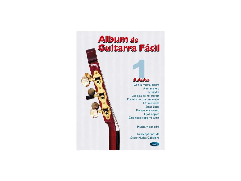 Kup Teď Noty pro kytaru Album De Guitarra Facil No 01 Balades (Caballero)