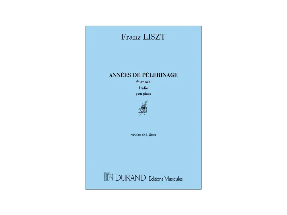 Pouze Dnes Noty pro piano Annees De Pelerinage 2 Annee Italie