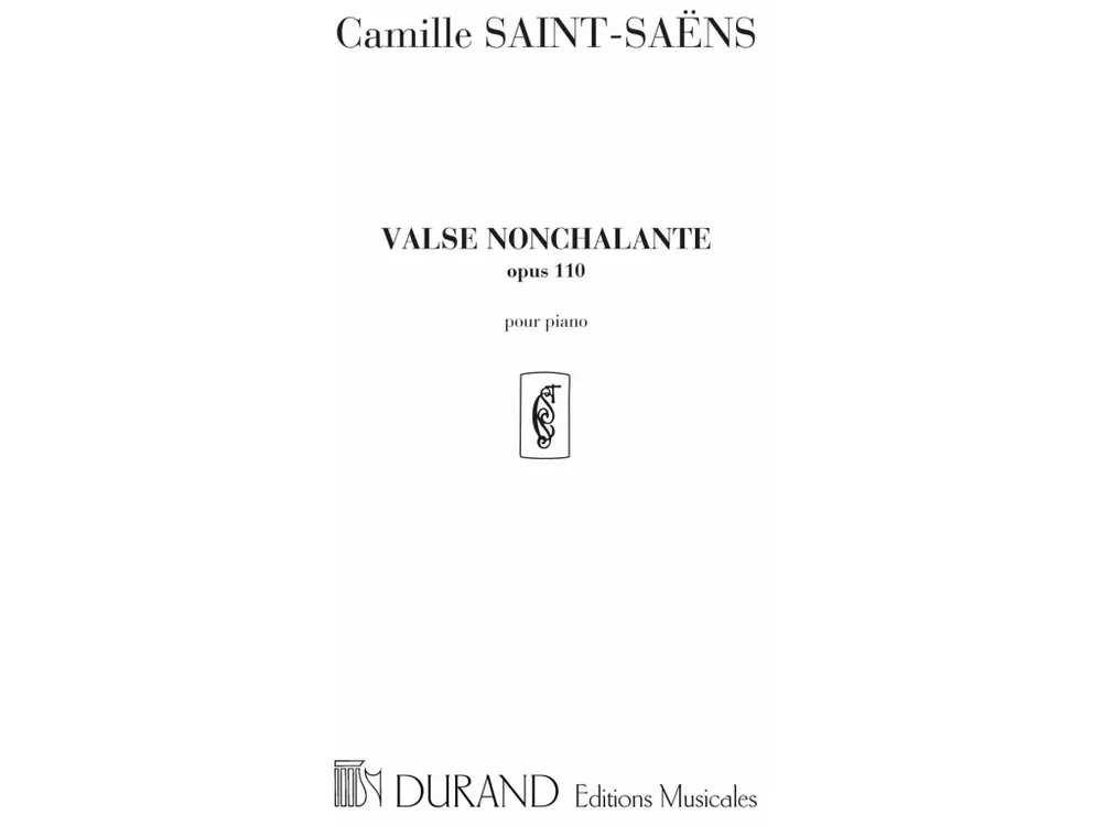 Noty pro piano Valse Nonchalante Opus 110 Pour Le Piano Nakupujte Hned
