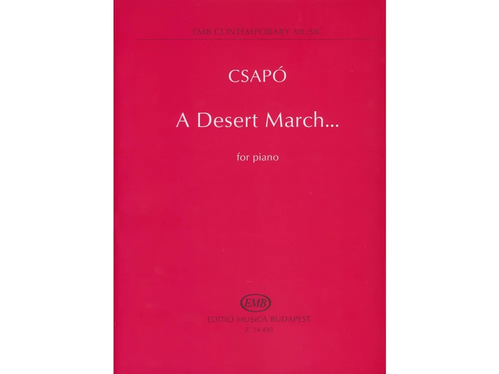 Noty pro piano A Desert March... Für Klavier Nízká Cena