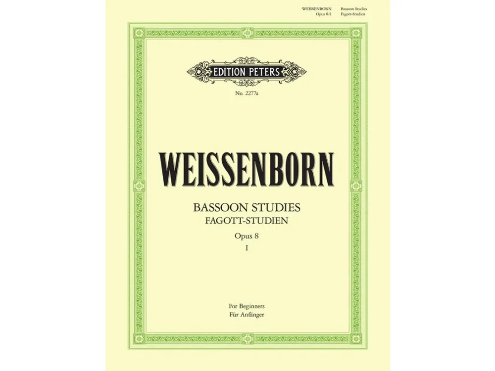 Nejlepší Cena Noty pro fagot Fagottstudien 1 Op.8 - Bassoon Studies 1