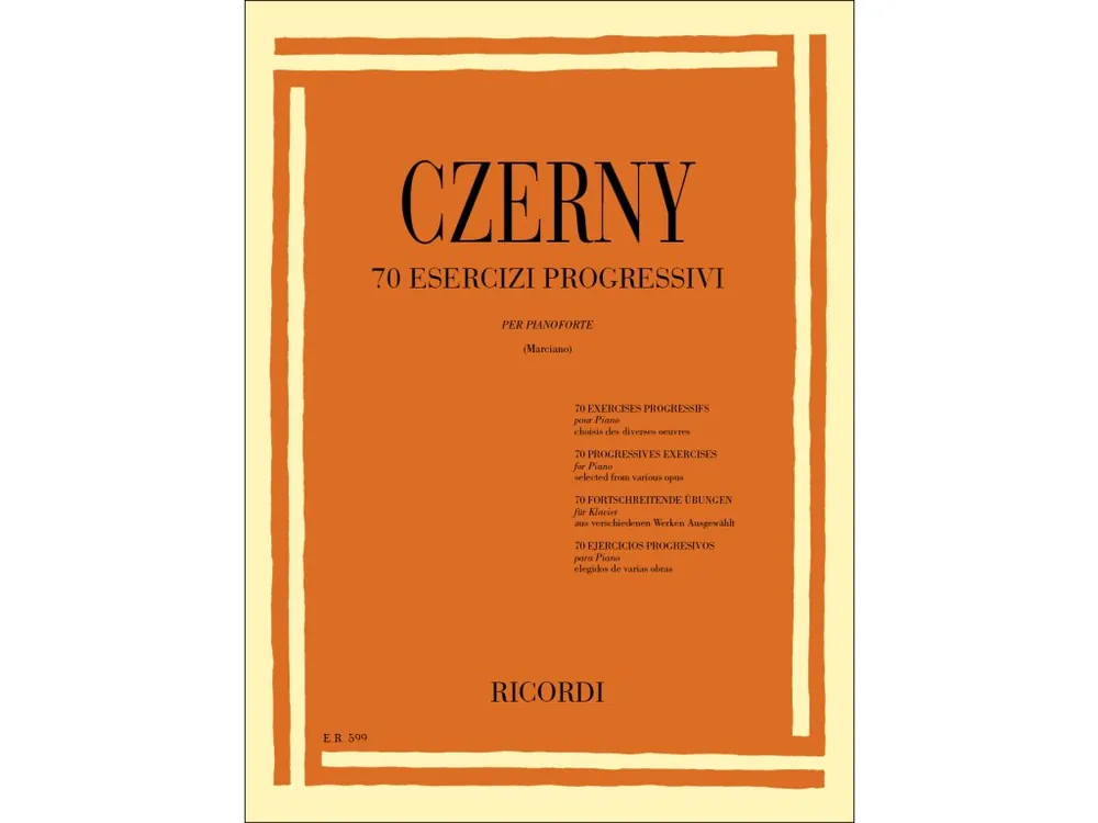 Akce Noty pro piano 70 Esercizi Progressivi